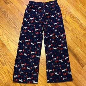 Eddie Bauer Pajama Pants - Navy and Red